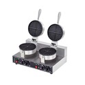 Двоен професионален гофретник 2.4 kW за натоварени кухни и обекти