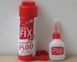 СУПЕР ЗРАВО ЛЕПИЛО  SEGА FIX Activator 9500 е едино перфектно двукомпонентно лепило базирано на нано