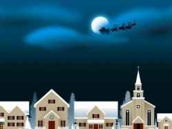 Дядо Коледа лети с 5 800 километра в секунда