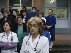 Медици от цялата страна се включиха в националния лекарски протест