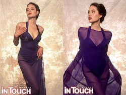 На 16 Джоли била бикини модел