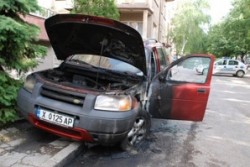 Запалиха колата на бивш съдия от Хасково