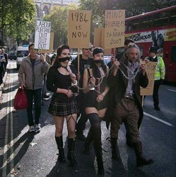 Протест в защита на порното в Лондон