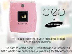 Samsung Cleo: дамска QWERTY "пудриера"