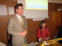 Американец изнесе лекция в ОУ „Васил Левски” на тема "Качеството на образованието и здравето на децата"