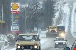 Движението през "Шипка" и "Хаинбоаз" при зимни условия