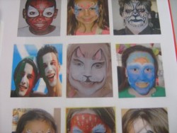 Рисунката върху лице измества карнавалната маска