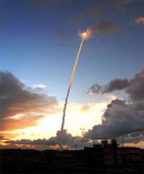 От космодрума Куру стартира Ariane-5 