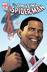 Обама стана герой от комикса за Спайдърмен