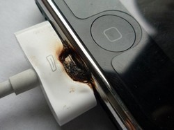iPhone се запали при зареждане