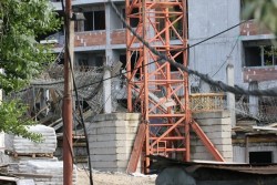 Част от строеж се срути в София