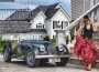 Кремена Халваджиян заедно със своя Morgan 4/4 на корицата на Motor Show