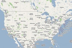Google Maps включи и информация за трафика