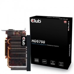 Нов модел Radeon HD5750 с пасивно охлаждане от Club 3D