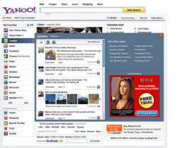 Yahoo интегрира Facebook в уеб сайта си