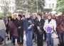 86-годишния жена бе сред протестиращите граждани в подкрепа на лекарите