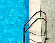 Тръба в басейн на Златните засмука германче