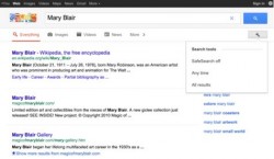 Google оптимизира търсенето за таблети
