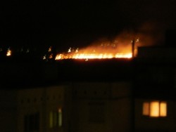 Стърнища горят в землището на Скравена