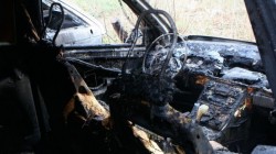 Автомобил пламна в движение, шофьорката оцеляла