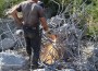Вадят желязото от взривения комин