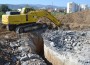 Вадят желязото от взривения комин