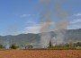 Горят сухи треви край Трудовец