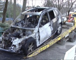 Изгоря джип BMW X5