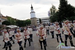 Гвардейският духов оркестър – кулминацията  на Дефилира на духовата музика