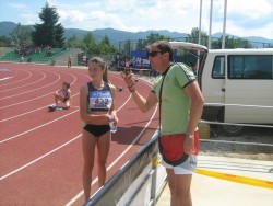 Линда Божилова с лично постижение на 400 м