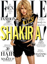Шакира огнена за "Elle"