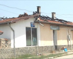 Пожар вилня в заведнение и  магазин  в Трудовец