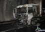 ТИР със софийска регистрация се запали в тунел "Ечемишка" /допълнена/