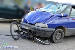 Критично е състоянието на единия велосипедист, пострадал при днешната катастрофа в Трудовец