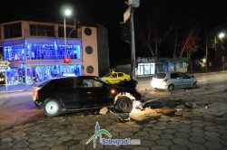 Тежка катастрофа на светофара при болницата