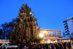 Светнаха лампичките на коледната елха