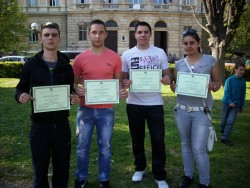 Ученици от ПГТМ "Христо Ботев" участваха в националния преглед за млади изследователи