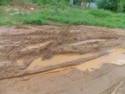 Огромни локви и кал затрудняват достъпа на граждани до вилните им места в Чеканица