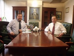 Областният управител Емил Иванов се срещна с Васил Златев