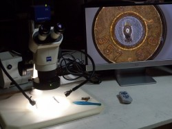 Научно-техническата лаборатория на ОДМВР оборудвана с нов оптичен стерео-микроскоп