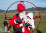 Дядо Коледа пристигна  в Трудовец с мотопланер