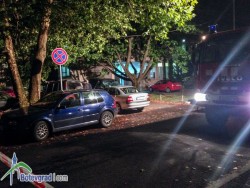 Взрив в двора на полицията!