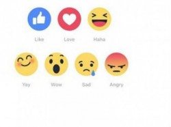 Емотикони вместо “Не ми харесва” във Facebook