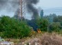 Огън в полето между бившия „Чавдар” и ПИК-а