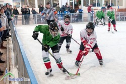 Хокейни битки на ледената пързалка