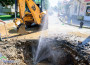 Отстраняват авария на главен водопровод ф300