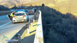 Трагичен инцидент на АМ „Хемус”. Жена падна от моста при тунел "Витиня"