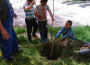 Деца от ДГ „Детелина” във Врачеш засадиха четири дръвчета в двора на детското заведение