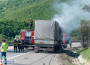 Камион се запали в движение на автомагистрала „Хемус”