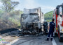 Камион се запали в движение на автомагистрала „Хемус”
